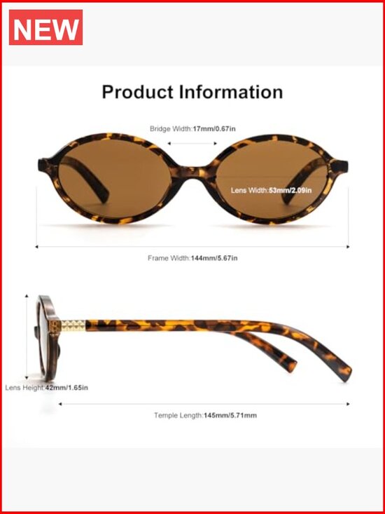 Retro Oval Sunglasses for Women Vintage 90s Y2K Trendy Sun Glasses UV400